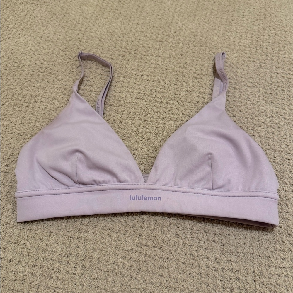 lululemon athletica Light Lavender Soft Triangle Bralette